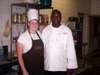 Ramona Rubach - getting first hand experience in a lodge kitchen